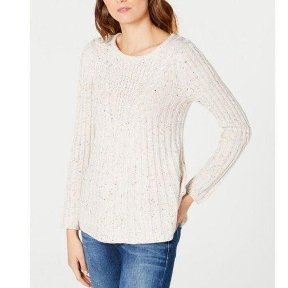 NY COLLECTION Ribbed Knit Sweater Mtina PL - Picture 1 of 1